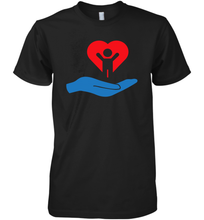 Load image into Gallery viewer, Family Shirt My Hand Heart Autism Awareness Premium Men's T-Shirt