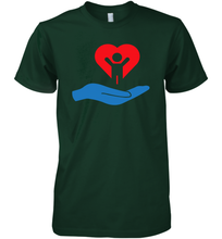 Load image into Gallery viewer, Family Shirt My Hand Heart Autism Awareness Premium Men's T-Shirt