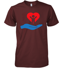 Load image into Gallery viewer, Family Shirt My Hand Heart Autism Awareness Premium Men's T-Shirt