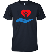 Load image into Gallery viewer, Family Shirt My Hand Heart Autism Awareness Premium Men's T-Shirt