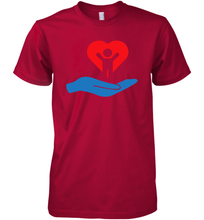 Load image into Gallery viewer, Family Shirt My Hand Heart Autism Awareness Premium Men's T-Shirt