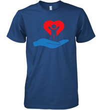 Load image into Gallery viewer, Family Shirt My Hand Heart Autism Awareness Premium Men's T-Shirt