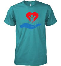 Load image into Gallery viewer, Family Shirt My Hand Heart Autism Awareness Premium Men's T-Shirt