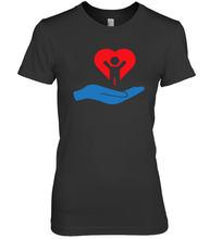 Load image into Gallery viewer, Family Shirt My Hand Heart Autism Awareness Premium Women's T-Shirt