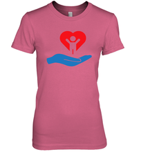 Load image into Gallery viewer, Family Shirt My Hand Heart Autism Awareness Premium Women's T-Shirt