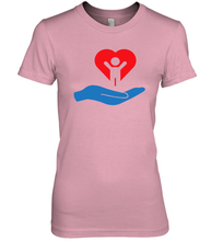 Load image into Gallery viewer, Family Shirt My Hand Heart Autism Awareness Premium Women's T-Shirt