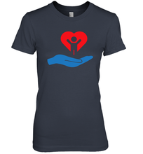Load image into Gallery viewer, Family Shirt My Hand Heart Autism Awareness Premium Women's T-Shirt