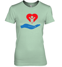 Load image into Gallery viewer, Family Shirt My Hand Heart Autism Awareness Premium Women's T-Shirt