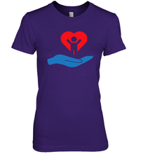 Load image into Gallery viewer, Family Shirt My Hand Heart Autism Awareness Premium Women's T-Shirt