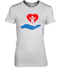Load image into Gallery viewer, Family Shirt My Hand Heart Autism Awareness Premium Women's T-Shirt