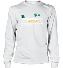 Load image into Gallery viewer, St Patrick's Irish Shenanigator A Teacher Who Instigates Shenanigans Long Sleeve T-Shirt