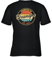 Load image into Gallery viewer, Family Shirt First Time New Grandpa Est 2020 Vintage Youth T-Shirt