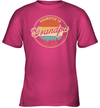 Load image into Gallery viewer, Family Shirt First Time New Grandpa Est 2020 Vintage Youth T-Shirt