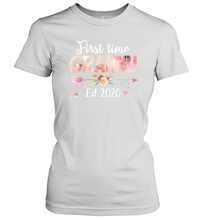Load image into Gallery viewer, Family Shirt First Time Grandma Est 2020 Granny Floral Women's T-Shirt