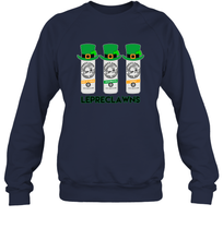 Load image into Gallery viewer, St Patrick's Irish Day Lepreclawns Lucky Shamrock Drinking Sweatshirt