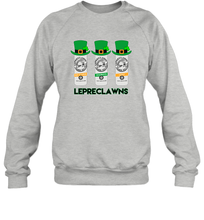 Load image into Gallery viewer, St Patrick's Irish Day Lepreclawns Lucky Shamrock Drinking Sweatshirt