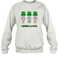 Load image into Gallery viewer, St Patrick's Irish Day Lepreclawns Lucky Shamrock Drinking Sweatshirt