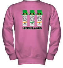 Load image into Gallery viewer, St Patrick's Irish Day Lepreclawns Lucky Shamrock Drinking Youth Sweatshirt
