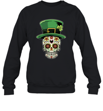 Load image into Gallery viewer, Sugar Skull Of Dead Shirt St. Patrick's Day Sweatshirt