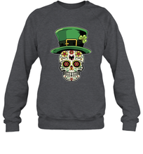 Load image into Gallery viewer, Sugar Skull Of Dead Shirt St. Patrick's Day Sweatshirt