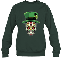 Load image into Gallery viewer, Sugar Skull Of Dead Shirt St. Patrick's Day Sweatshirt