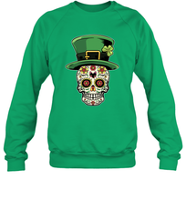 Load image into Gallery viewer, Sugar Skull Of Dead Shirt St. Patrick's Day Sweatshirt