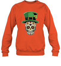 Load image into Gallery viewer, Sugar Skull Of Dead Shirt St. Patrick's Day Sweatshirt