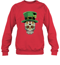 Load image into Gallery viewer, Sugar Skull Of Dead Shirt St. Patrick's Day Sweatshirt