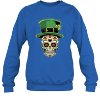 Load image into Gallery viewer, Sugar Skull Of Dead Shirt St. Patrick's Day Sweatshirt