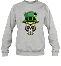 Load image into Gallery viewer, Sugar Skull Of Dead Shirt St. Patrick's Day Sweatshirt