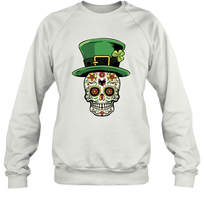 Load image into Gallery viewer, Sugar Skull Of Dead Shirt St. Patrick's Day Sweatshirt