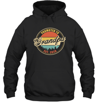 Load image into Gallery viewer, Family Shirt First Time New Grandpa Est 2020 Vintage Hoodie