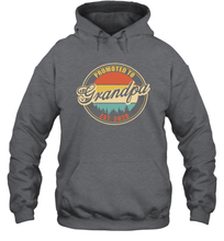 Load image into Gallery viewer, Family Shirt First Time New Grandpa Est 2020 Vintage Hoodie