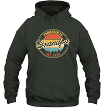 Load image into Gallery viewer, Family Shirt First Time New Grandpa Est 2020 Vintage Hoodie