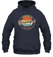 Load image into Gallery viewer, Family Shirt First Time New Grandpa Est 2020 Vintage Hoodie