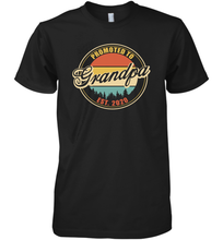 Load image into Gallery viewer, Family Shirt First Time New Grandpa Est 2020 Vintage Premium Men's T-Shirt
