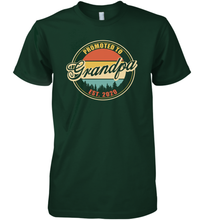 Load image into Gallery viewer, Family Shirt First Time New Grandpa Est 2020 Vintage Premium Men's T-Shirt