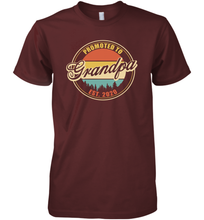 Load image into Gallery viewer, Family Shirt First Time New Grandpa Est 2020 Vintage Premium Men's T-Shirt