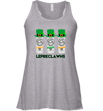 Load image into Gallery viewer, St Patrick's Irish Day Lepreclawns Lucky Shamrock Drinking Racerback Tank