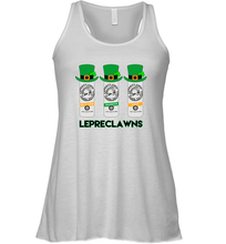 Load image into Gallery viewer, St Patrick's Irish Day Lepreclawns Lucky Shamrock Drinking Racerback Tank
