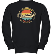 Load image into Gallery viewer, Family Shirt First Time New Grandpa Est 2020 Vintage Youth Sweatshirt