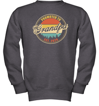 Load image into Gallery viewer, Family Shirt First Time New Grandpa Est 2020 Vintage Youth Sweatshirt