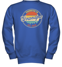 Load image into Gallery viewer, Family Shirt First Time New Grandpa Est 2020 Vintage Youth Sweatshirt
