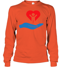 Load image into Gallery viewer, Family Shirt My Hand Heart Autism Awareness Youth Long Sleeve