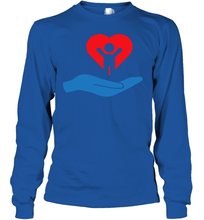 Load image into Gallery viewer, Family Shirt My Hand Heart Autism Awareness Youth Long Sleeve