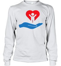 Load image into Gallery viewer, Family Shirt My Hand Heart Autism Awareness Youth Long Sleeve