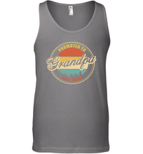 Load image into Gallery viewer, Family Shirt First Time New Grandpa Est 2020 Vintage Tank Top