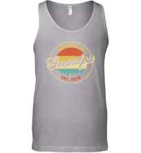 Load image into Gallery viewer, Family Shirt First Time New Grandpa Est 2020 Vintage Tank Top