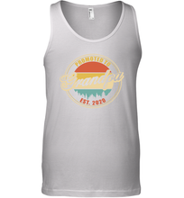 Load image into Gallery viewer, Family Shirt First Time New Grandpa Est 2020 Vintage Tank Top