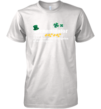 Load image into Gallery viewer, St Patrick's Irish Shenanigator A Teacher Who Instigates Shenanigans Premium Men's T-Shirt